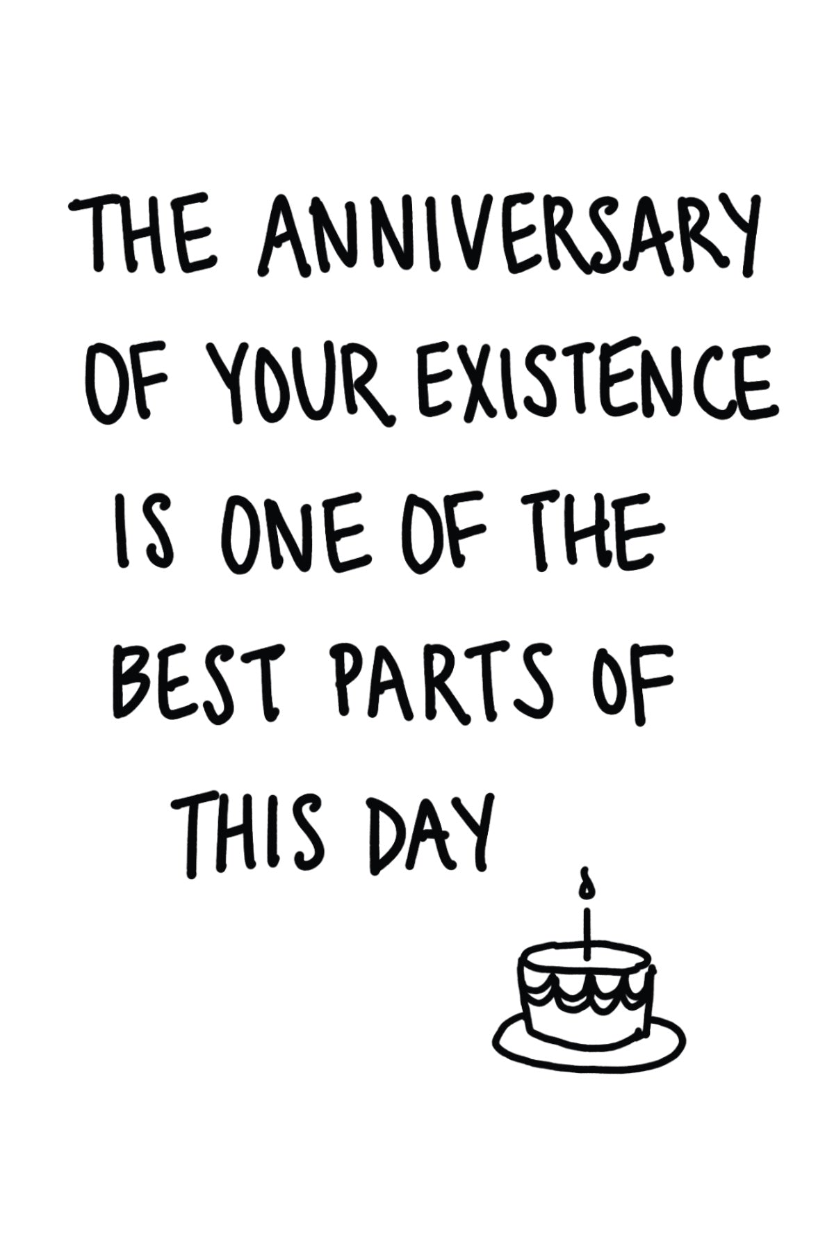 The Anniversary of Your Existence